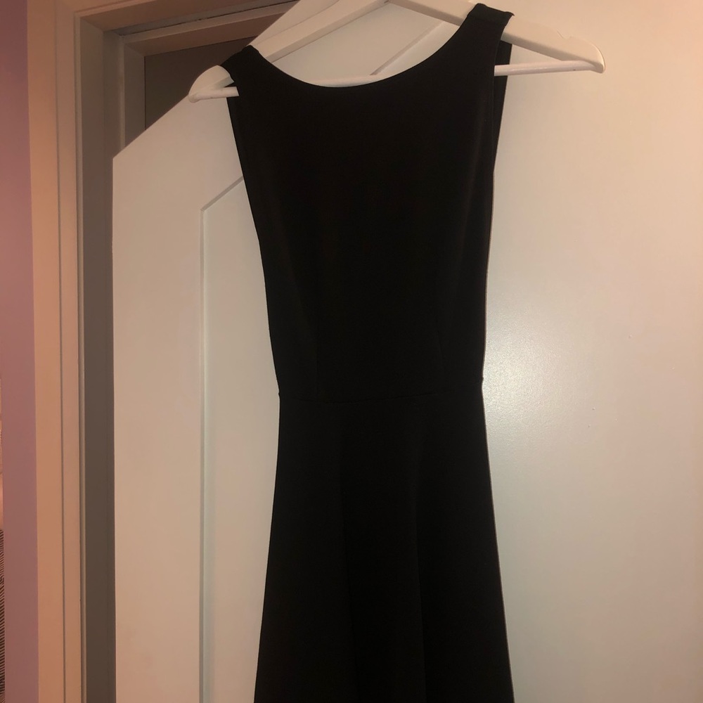 Black skater dress